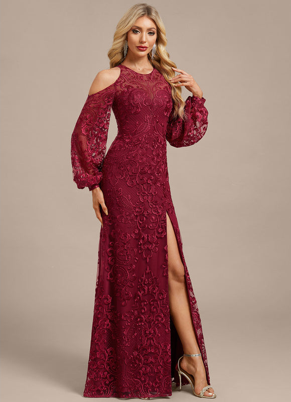 Robe Chic Bordeaux Florale - gallery 5