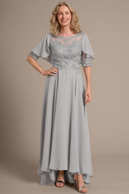 Robe Chic Grise Élégante - gallery 5