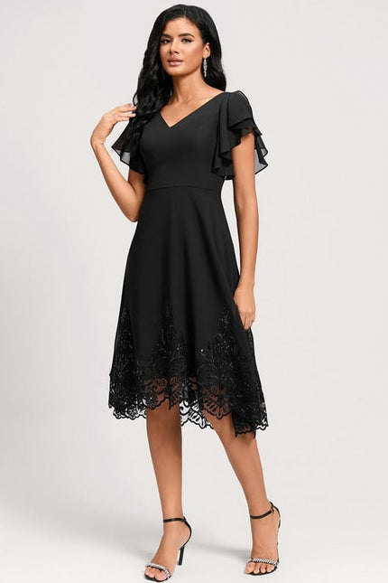 Robe Chic Luxe Sombre Éveil - gallery 1