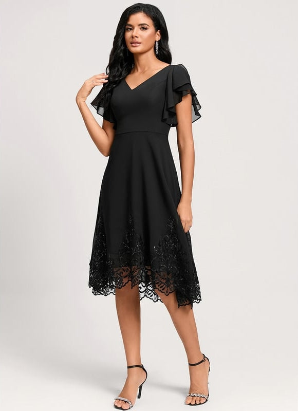 Robe Chic Luxe Sombre Éveil - gallery 1