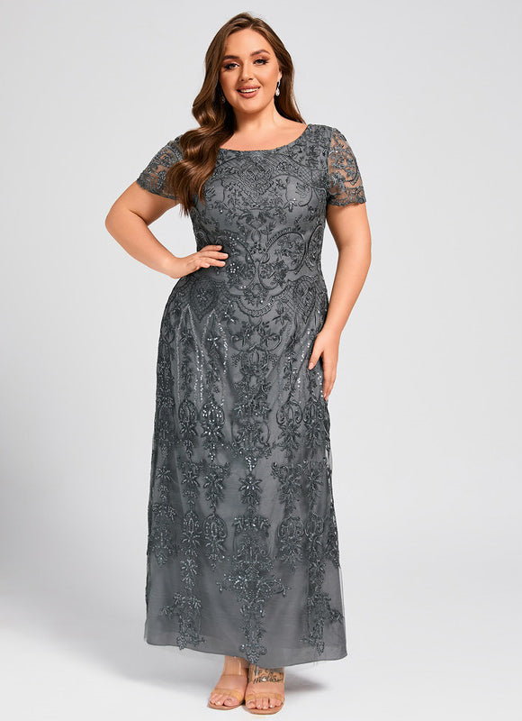 Robe Chic Glamour Dentelle Émeraude - gallery 9