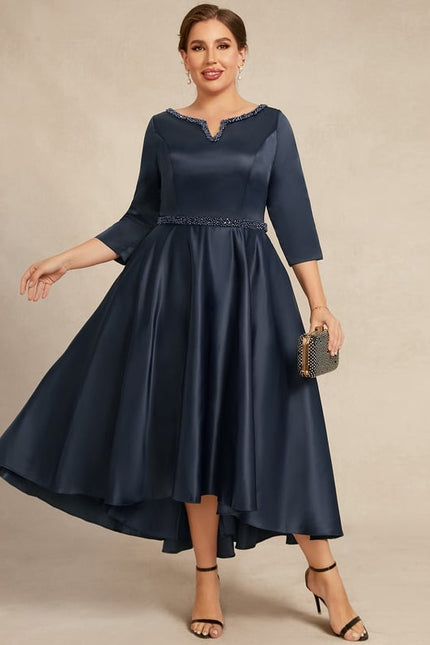 Robe Chic Élégance Satinée Moderne - gallery 6