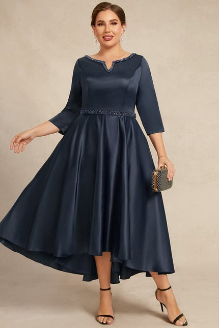Robe Chic Élégance Satinée Moderne - gallery 6