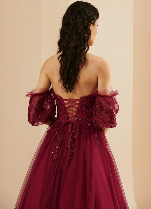 Robe Chic De Bal Émeraude - gallery 6