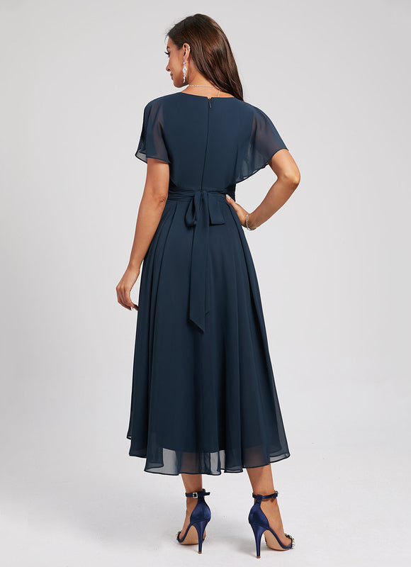 Robe Chic Asymétrique Vaporeuse - gallery 2