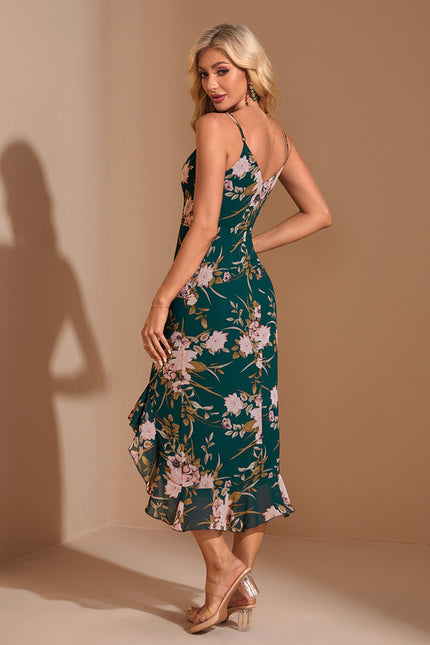 Robe Chic Asymétrique Botanique - gallery 1