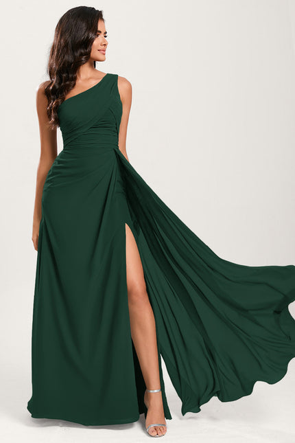 Robe Chic Asymétrique Beige