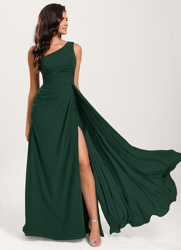 Robe Chic Asymétrique Beige