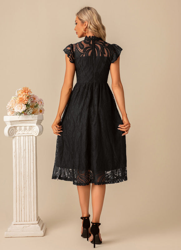 Robe Chic Dentelle Illusion - gallery 8