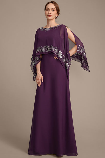 Robe Chic Longue Violetée - gallery 4