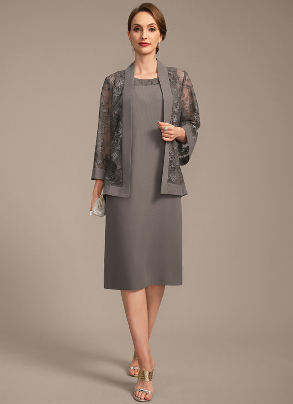 Robe Chic Veste Élégante Grise - gallery 1