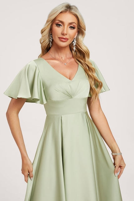 Robe Chic Émeraude Évanescente - gallery 4