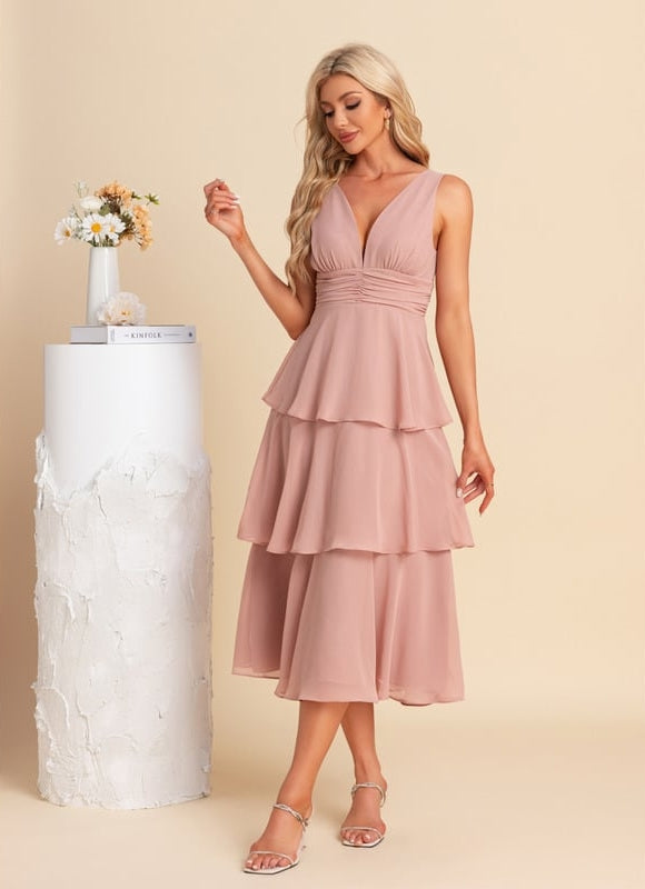 Robe Mi Longue Chic