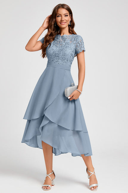 Robe Chic Bleu Cascade - gallery 6