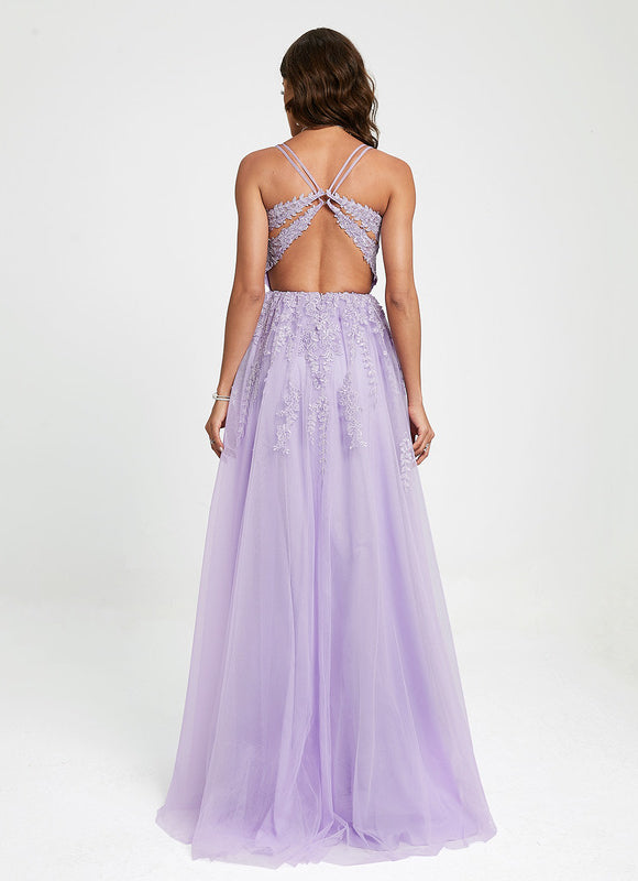 Robe Chic Lilas Éthéré - gallery 8