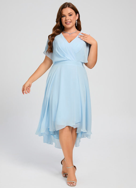 Robe Chic Fluide Bleu Nuit - gallery 8