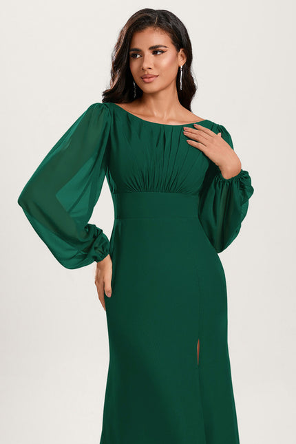 Robe Chic Violet Émeraude - gallery 3