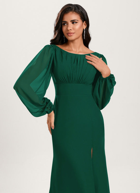 Robe Chic Violet Émeraude - gallery 3