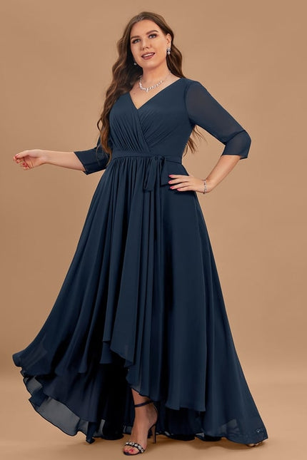 Robe Chic Drapé Azur Sublime - gallery 6