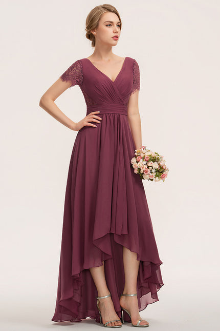 Robe Chic Aérienne Bordeaux - gallery 4