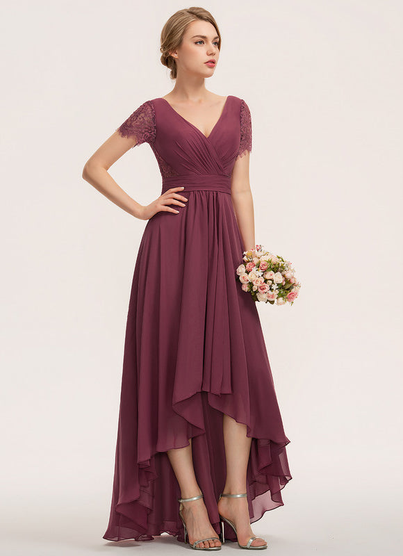 Robe Chic Aérienne Bordeaux - gallery 4