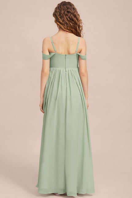 Robe Chic Chiffon Menthe - gallery 7