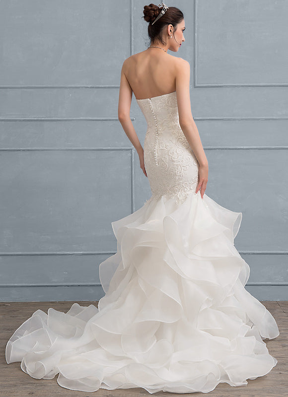 Robe Chic Sirène Organza - gallery 1