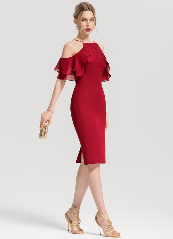 Robe Chic Cocktail Volants - gallery 2