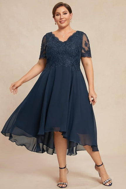 Robe Chic Émeraude Dentelle - gallery 7