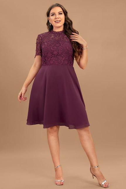 Robe Chic Chiffon Éclatante - gallery 9