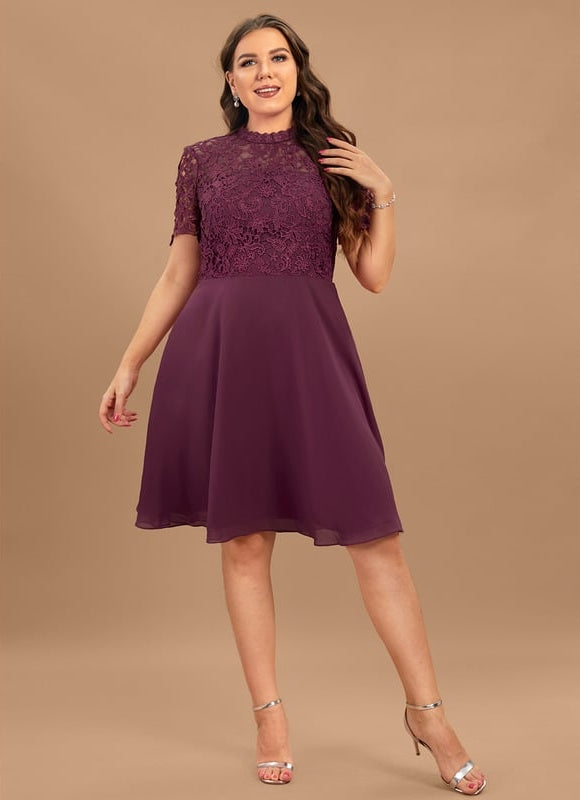 Robe Chic Chiffon Éclatante - gallery 9