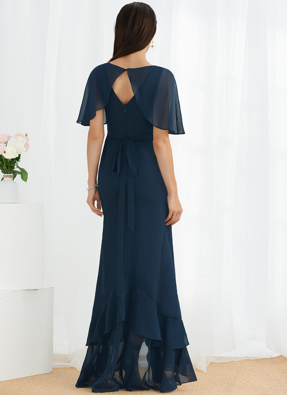 Robe Chic Mousseline Asymétrique - gallery 2