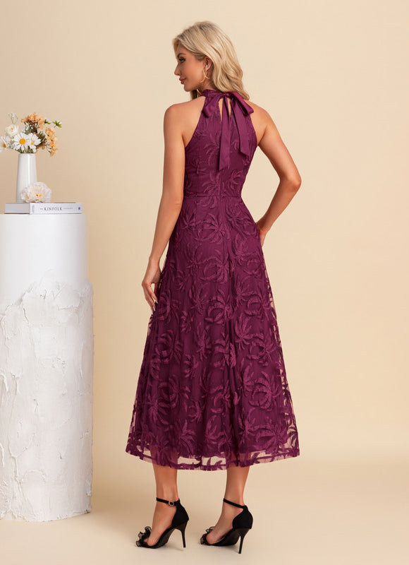 Robe Chic Mauve Florale - gallery 1