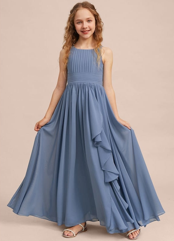 Robe Chic Aérienne Bleuâtre - gallery 2