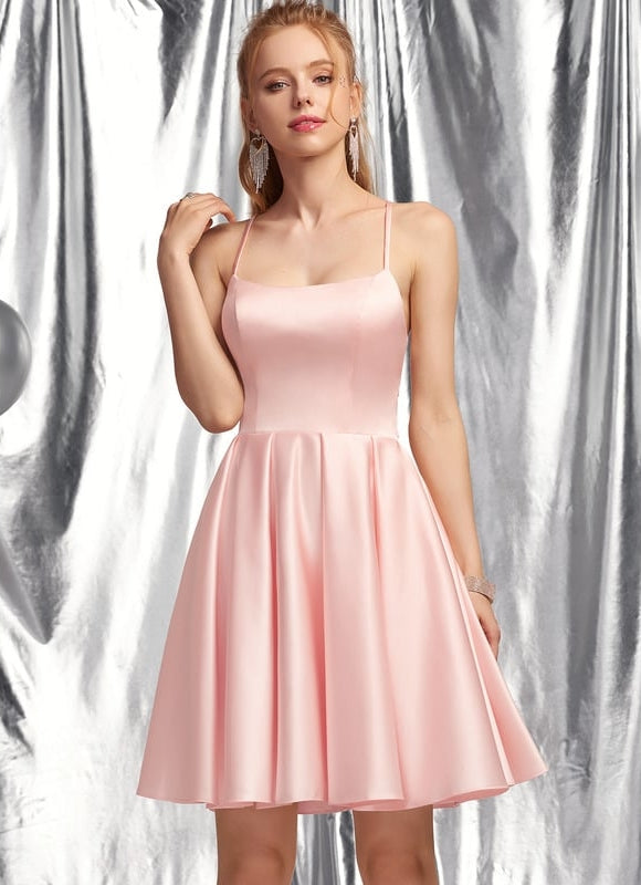 Robe Chic Satin Nuit Étoilée - gallery 4
