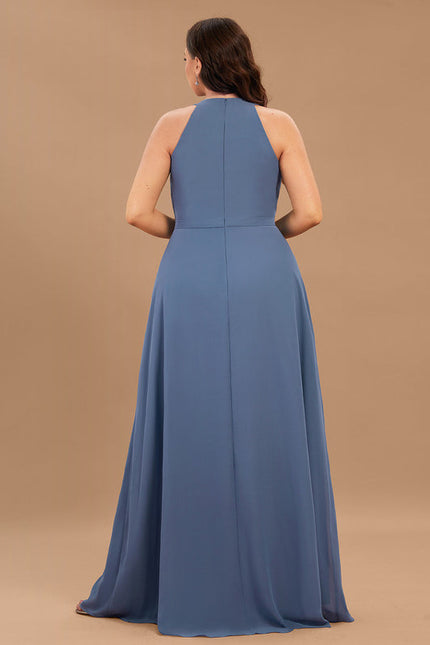 Robe Chic Mousseline Drapée - gallery 6