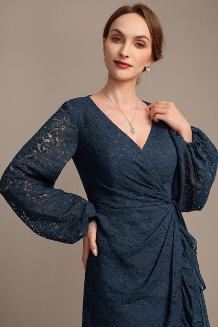 Robe Chic Dentelle Plissée - gallery 2