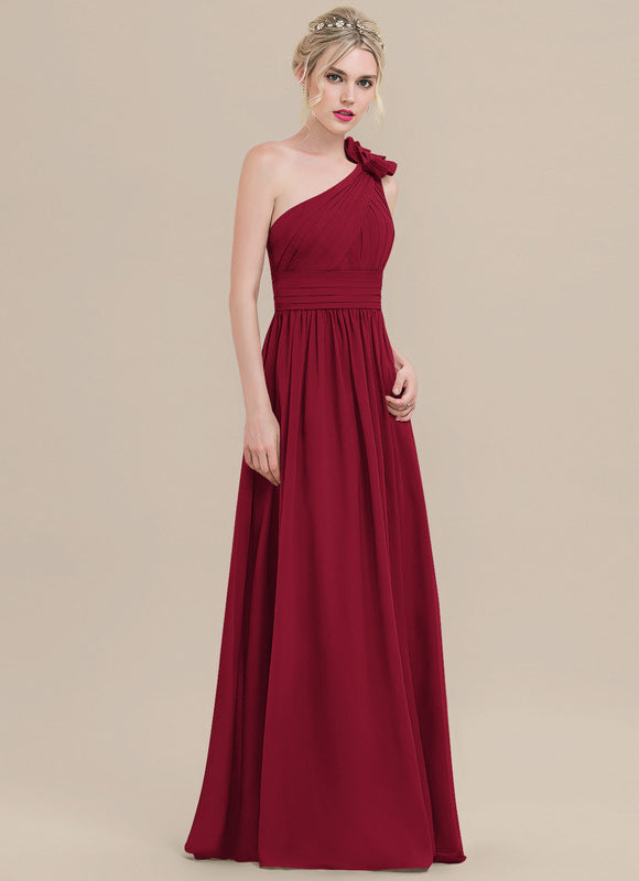 Robe Chic Rouge Profond Flottant - gallery 5