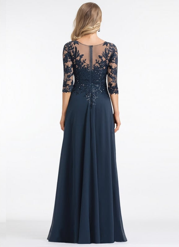 Robe Chic Longue Émeraude Élégante - gallery 2
