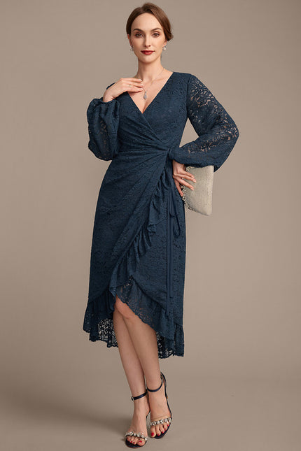 Robe Chic Dentelle Plissée - gallery 3