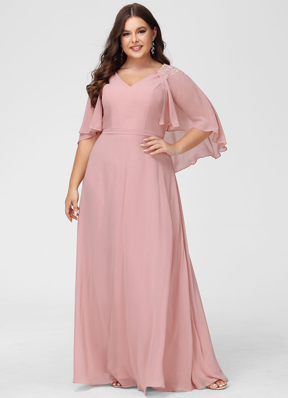 Robe Chic Élégance Rosée - gallery 9