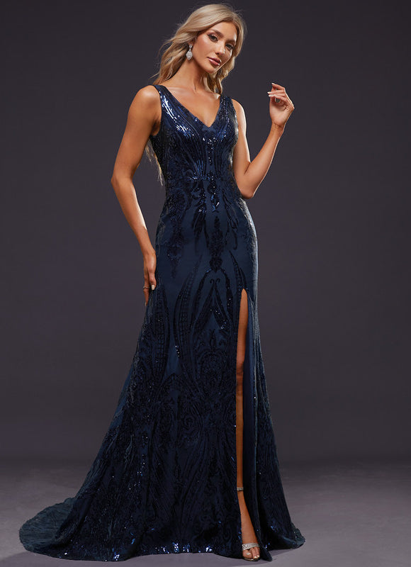 Robe Chic Sirène Pailletée - gallery 6