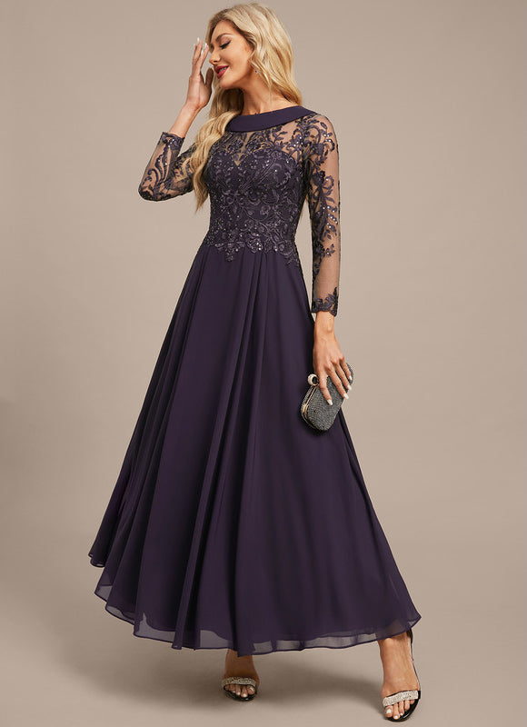 Robe Chic Élégance Violette - gallery 4