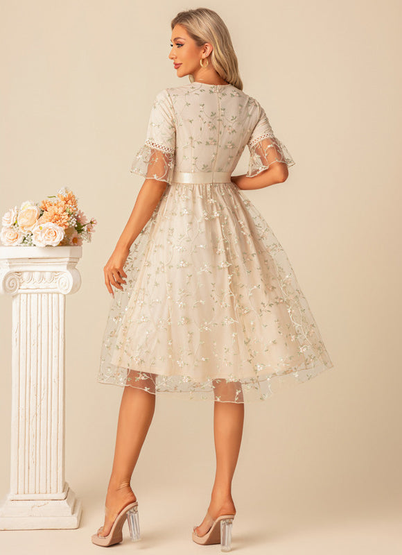Robe Chic Tulle Fleurie - gallery 3