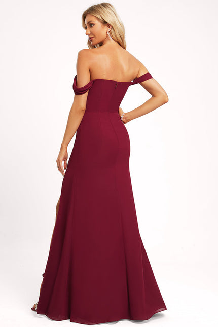 Robe Chic Mousseline Émeraude - gallery 5
