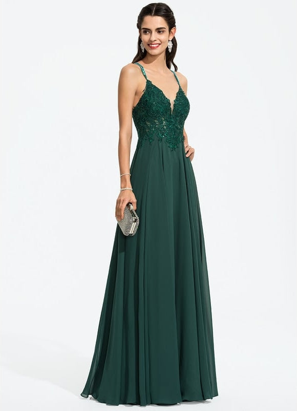 Robe Chic Vert Émeraude Flottante - gallery 8