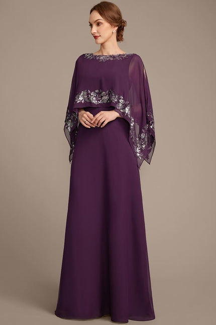 Robe Chic Longue Violetée - gallery 3