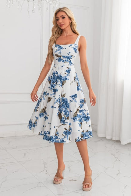 Robe Mi-Longue Fleurie Chic - gallery 3