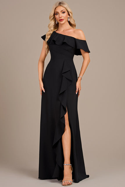 Robe Chic Volante Noire - gallery 2