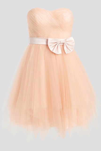 Robe Chic Tulle Pêche - gallery 6